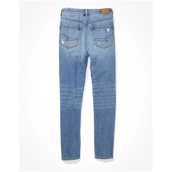 American Eagle AE Ripped Mom Jean sz 10 Women's - Picture 4 of 15